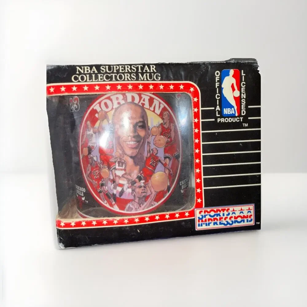 1992 Sports Impressions NBA Superstar Collectors Mug Michael Jordan Chicago Bull